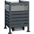 Produktbild: Westmann Mülltonnenverkleidung Planum Metall 1 x 240, Anthrazit/Grau