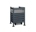 Produktbild: Mülltonnenverkleidung Mülltonnenbox 240L Westmann Metall anthrazit 90x90x120cm