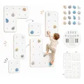 Produktbild: MAMOI ® Kletterwand für Kinder, modulare Kletterwand für das Kinderzimmer, Holz-Kletterwand für den Innenbereich