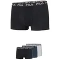 Produktbild: Fila Boxershorts MAN BOXER SHORTS (3er Pack) mit elastischem Logobund bunt M