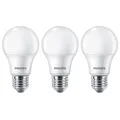 Produktbild: 3 x Philips LED Leuchtmittel Birne A60 8W = 60W E27 matt 806lm warmweiß 2700K