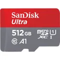 Produktbild: SANDISK Ultra mit Adapter (512 GB, microSDXC, U1, UHS-I) (SDSQUAC-512G-GN6MA)