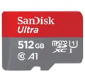 Produktbild: Sandisk Ultra microSDXC 512 GB - Speicherkarte - inkl. Adapter - rot/grau Speicherkarte (512 GB GB)