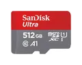 Produktbild: Sandisk Ultra Speicherkarte (512 GB, 150 MB/s Lesegeschwindigkeit, inklusive SD-Adapter)
