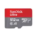 Produktbild: SANDISK ULTRA microSDXC 512 GB 150 MB/s A1 CL10 UHS-I