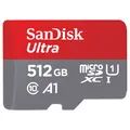 Produktbild: SanDisk Ultra 512 GB microSDXC Speicherkarte Kit (2022) bis 150 MB/s C10, U1, A1