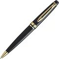 Produktbild: Waterman Kugelschreiber Expert Black G.C. S0951700, Gehäuse schwarz / vergoldet, Schreibfarbe blau