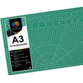 Produktbild: Schneidematte A3 selbstheilend grün - 45x30 cm Schneideunterlage Bastelmatte
