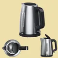 Produktbild: Braun Wasserkocher PurShine WK 1500 BK - 1,7 L - 2200 W - Edelstahl/schwarz