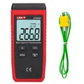 Produktbild: UT320A Thermometer Mini Kontaktthermometer Temperaturmessgerät  Sonde Typ K J
