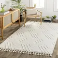 Produktbild: Livabliss Vientiane Wohnzimmer Boho, großer Schlafzimmer 160x213 cm für Esszimmer mit geometrischem Muster, Skandinavischer Wohnzimmer modern in Creme