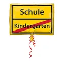 Produktbild: RIETHMÜLLE Folienballon Schulanfang Schild 43x30cm | 0026635358286 | 3582801