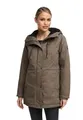 Produktbild: Navahoo Damen Winterjacke (XS-3XL) - 100% Baumwolle Obermaterial, Kapuze mit Kordelzug, Taillierungsband, Warme Jacke Frauen - N038 (S, Stone-Brown)