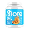 Produktbild: MORE Clear Protein, Peach Passionfruit Ice Tea, 600 g, Protein Drink mit Whey Isolat - made in Germany