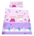 Produktbild: Babylux Bettwäsche Bezug 2 TLG. 100 x 135 cm / 90 x 120 cm Kinderbettwäsche Kind Bettset Baby Babybettwäsche (2. Lila Schaf, 100 x 135 cm)