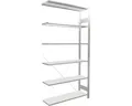 Produktbild: Büroregal Anbauregal Stecksystem MULTIplus85 200x100x30 cm RAL 7035 lichtgrau Tr