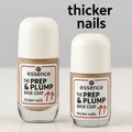 Produktbild: Essence Prep & Plump Base Coat 2x 8ml NEU & OVP – für dickere Nägel