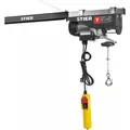 Produktbild: STIER Elektrischer Seilzug, Tragkraft 500 kg, Leistung 1000 W, Hebehöhe bis 12 m, inkl. Befestigungsbügel, einfache Montage, Sicherheit durch Not...
