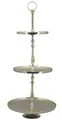 Produktbild: dekorative runde Deko-Etagere Tisch-Etagere Küchen-Etagere 3-stufig Metall