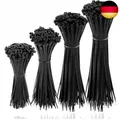 Produktbild: toolmate® 500x Kabelbinder cable ties schwarz Set - kurz & lang - reißfest & UV