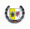 Produktbild: hegibaer Anstecknadel Mecklenburg-Vorpommern Wappen Schwerin Deutschland Pin Anstecker 0919 (1-tlg), Edel und Exklusiv