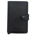Produktbild: SECRID Unisex Miniwallet Matte Black & Blue Cardprotector