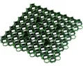Produktbild: Guttagarden Rasengitter aus recycletem Polyethylen 50 x 50 x 4 cm grün