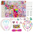 Produktbild: Perlen Set 24 Farben Kinder Schmuck DIY Armbandset