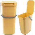 Produktbild: Mülleimer Mit Deckel Und Tragegriff, Kunststoff, Zum Recycling, Rechteckig Mit Klappdeckel (ge - Kadax