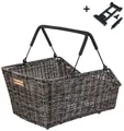 Produktbild: Fahrradkorb Basil Cento Rattan Look mit MIK-Befestigung 22 Liter 41 x 25 x 12...