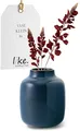 Produktbild: like. by Villeroy & Boch Lave Home Vase Shoulder, 12,5x12,5x15,5cm, Bleu Uni