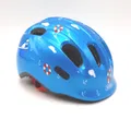 Produktbild: ABUS Kinderhelm Smiley 2.0 Fahrradhelm Mädchen Jungs Blau Maritimen Schutz