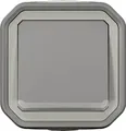 Produktbild: Legrand PLEXO New Feuchtraum Aufputz 1-Fach Wechselschalter mit Kontrollfunktion, integrierte Indikatorleuchte, IP55 grau, 069712L