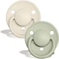 Produktbild: Bibs de Lux Silikon Schnuller (0-36 Monate), Sage & Ivory (1 x) (39720132)