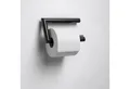 Produktbild: Keuco Toilettenpapierhalter Reva (1-St), aus Metall, schwarz matt, offene Form, WC-Rollenhalter, Wandmontage