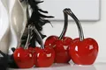 Produktbild: Casablanca Kirsche Double Cherry rot/silber H.16cm  Höhe: 16 cm  Breite: 16 cm 3