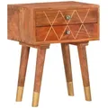 Produktbild: vidaXL Nachttisch 43×30×58 cm Massivholz Mango