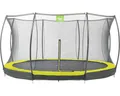 Produktbild: Trampolin EXIT Silhouette Ground mit Sicherheitsnetz Ø 427 cm lime
