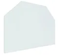 Produktbild: vidaXL Bodenschutzplatte, Kaminofen Glasplatte Sechseck 80x60 cm