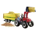 Produktbild: PLAYMOBIL Country 70131 Farm Tractor with Feed Trailer, with Mobile Front Loader, Toys for Children Ages 4+