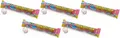Produktbild: 5x ZED Candy Tropische Jawbreaker 6 Bälle Packungen Neuheit Kaugummi Süßigkeiten