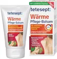 Produktbild: tetesept Wärme Pflege-Balsam – 1 x 100 ml Tube – Pflegende Wärmesalbe entspannt anhaltend Nacken, Schulter und Rücken – Mit natürlichen ätherischen Ölen aus Ingwer und Rosmarin