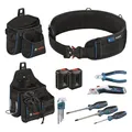 Produktbild: Bosch Professional Combo Kit ProClick Werkzeuggürtel + Taschen + Handwerkzeugset