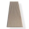 Produktbild: HAGEFOL® Akustik Paneele Holz 240x60 cm, Farbe: Eiche, Holz Wandpaneele