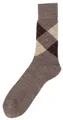 Produktbild: Burlington Herren Preston Argyle Acryl Socken - Braun