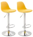 Produktbild: CLP Barhocker Kiel Kunststoff (2er Set, 2 St., 2er), dreh- & höhenverstellbar