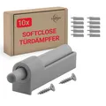 Produktbild: Türdämpfer -10er Set- zum Softclose Nachrüsten Schranktür Dämpfer von LouMaxx