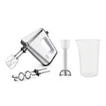 Produktbild: KRUPS Mix 9000 Handmixer weiß/silber 750 W