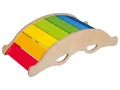 Produktbild: Playtive Premium Balancewippe aus massivem Birkensperrholz Regenbogenfarbe NEU