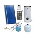 Produktbild: Solaranlage Warmwasser Solarpaket 2 Kollektoren Speicher Flachkollektor